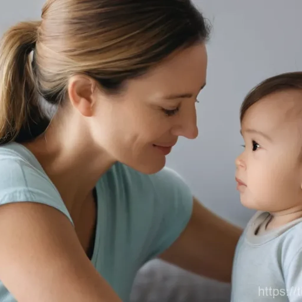 신생아 열성 경련 증상과 응급 대처 - **Prompt 1: Tender Care in a Cozy Room**
"A gentle mother softly checks her toddler's forehead f...