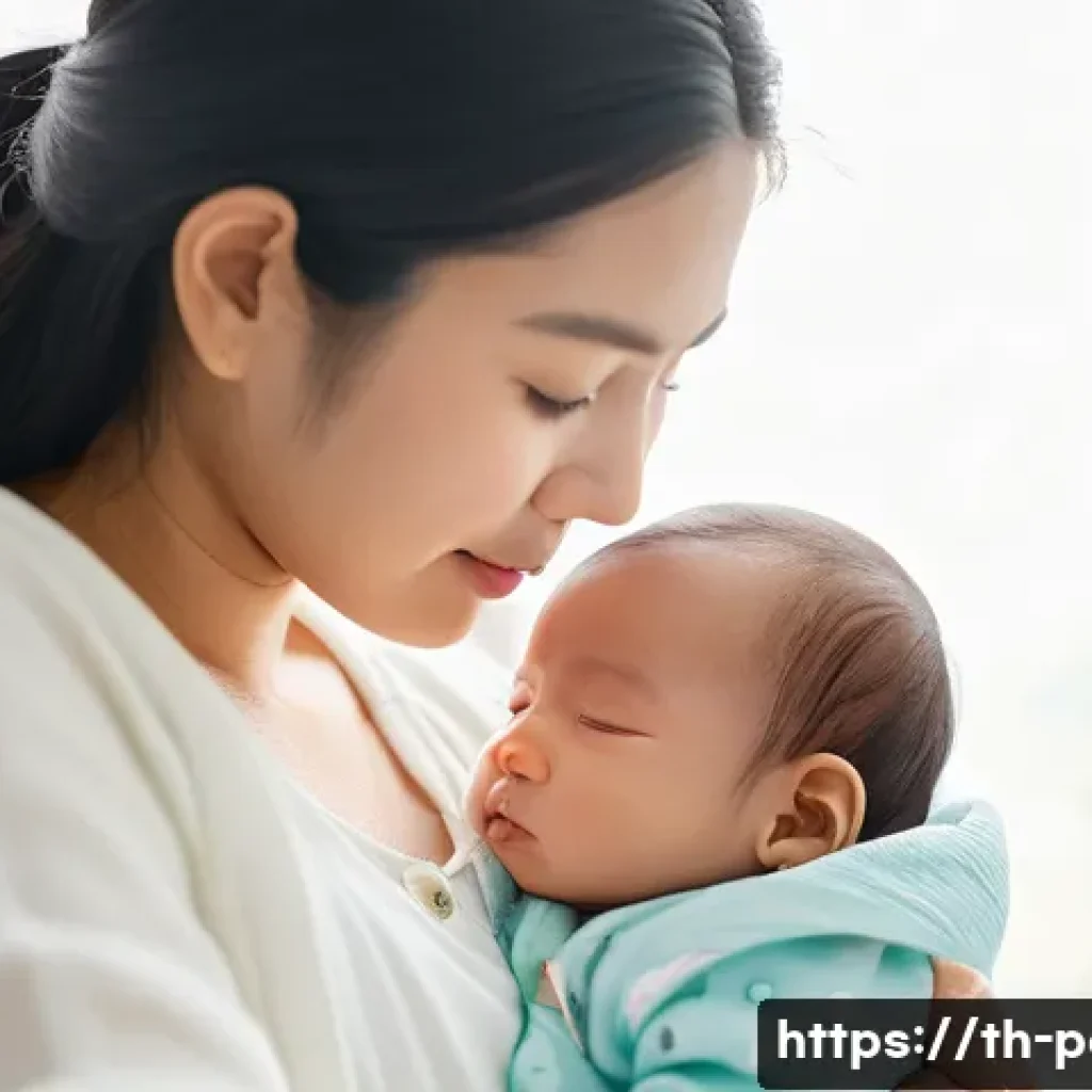 소아 기관지염 증상과 치료 병원 추천 - **Prompt 1: Observing Early Symptoms with Care**
"A tender moment of a loving Thai mother, appro...